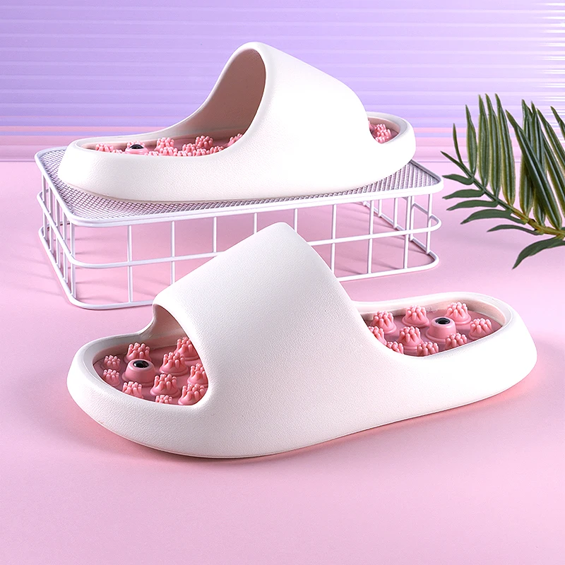 Fußmassage-Hausschuhe für Frauen, Akupressur-Pantoffeln für den Hausgebrauch, Lässige Fußstressabbau-Sandalen, Outdoor-Strandsandalen – Detail 12