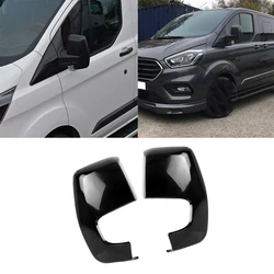 Car Side Wing Mirror Cover Rearview Mirror Cap 1809084 1809085 For Ford Transit Custom V362 2012 2013 2014 2015 2016 2017-2023