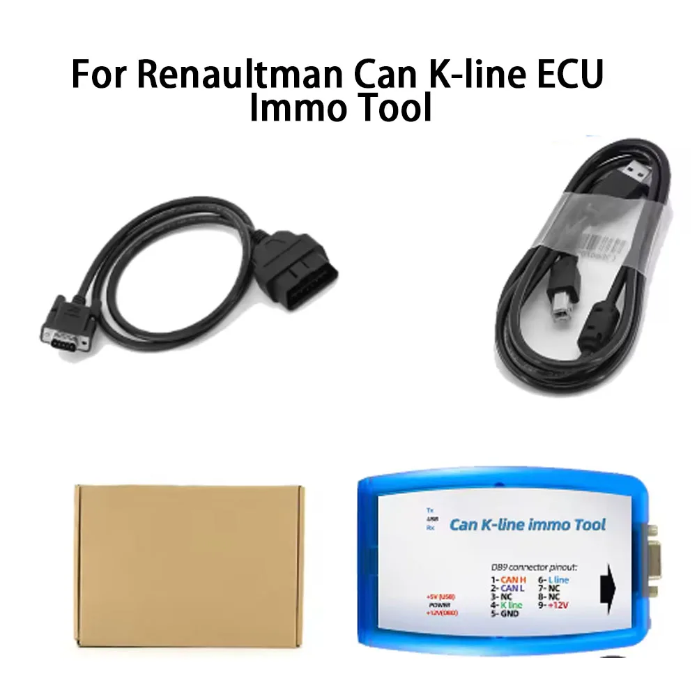 

ECU Tool for Renaultman C-an K-line V4.06 4.10 Support for Renault C-AN K-line Immo Tool Support R and W EEPROM or Flash