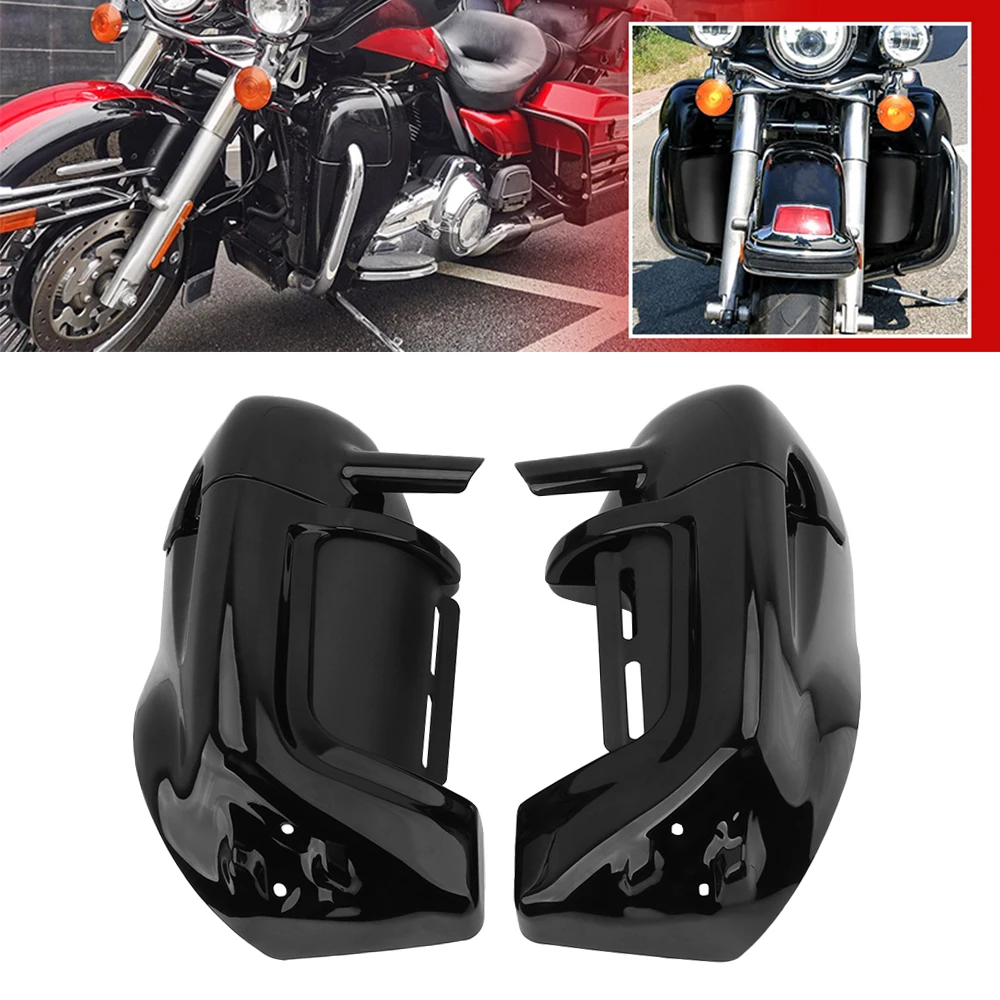 

Motorcycle Lower Leg Warmer Vented Fairing Glove Box For Harley Touring 1983-2013 Road King Electra Street Glide Ultra Classic