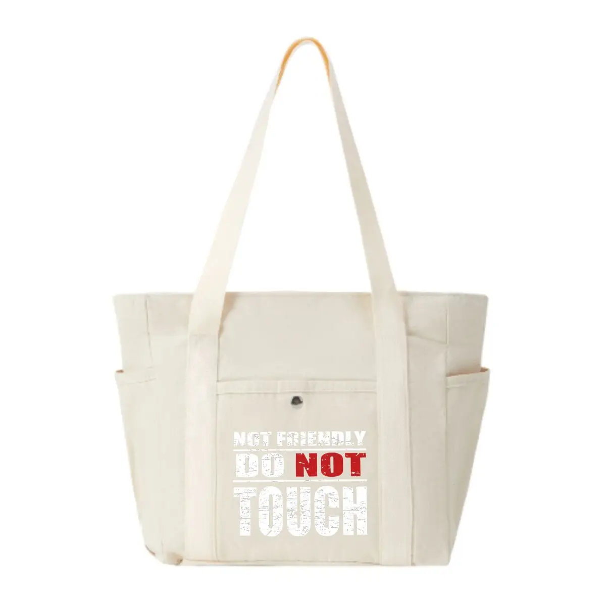 Touch Sign Guards Quiet Secret Large Capacity Tote Canvas Bag for Work Outgoing High Appearance Commuting