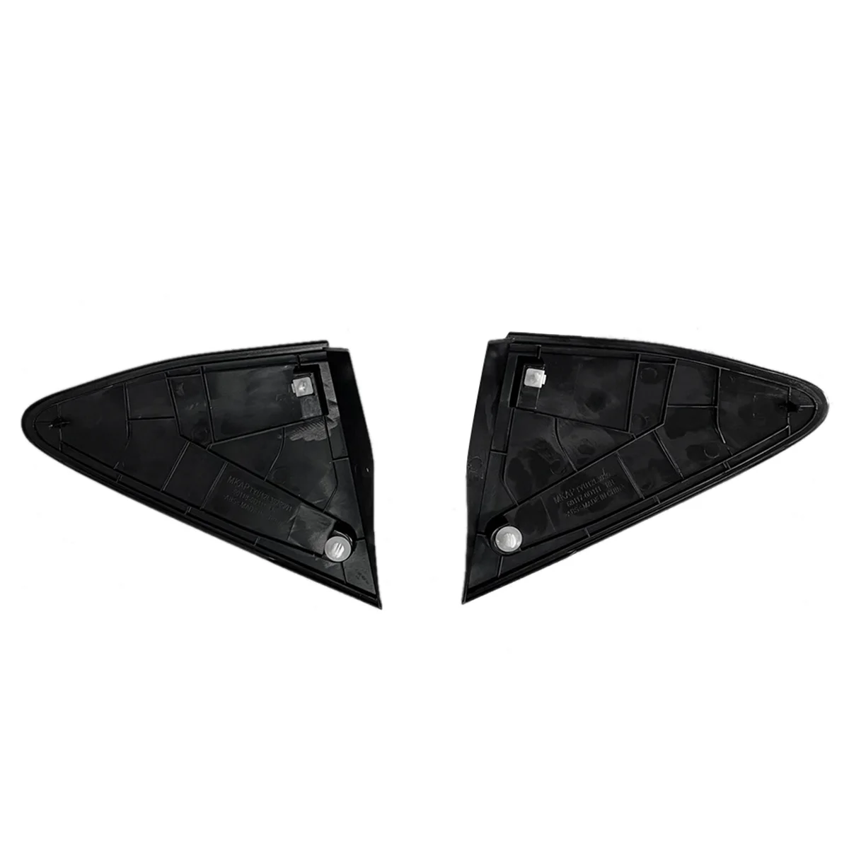 For Toyota Yaris 2012-2014 Car Left Right Rear View Mirror Triangle Cover Trim Mirror Corner Cover 60118/60117-0D111