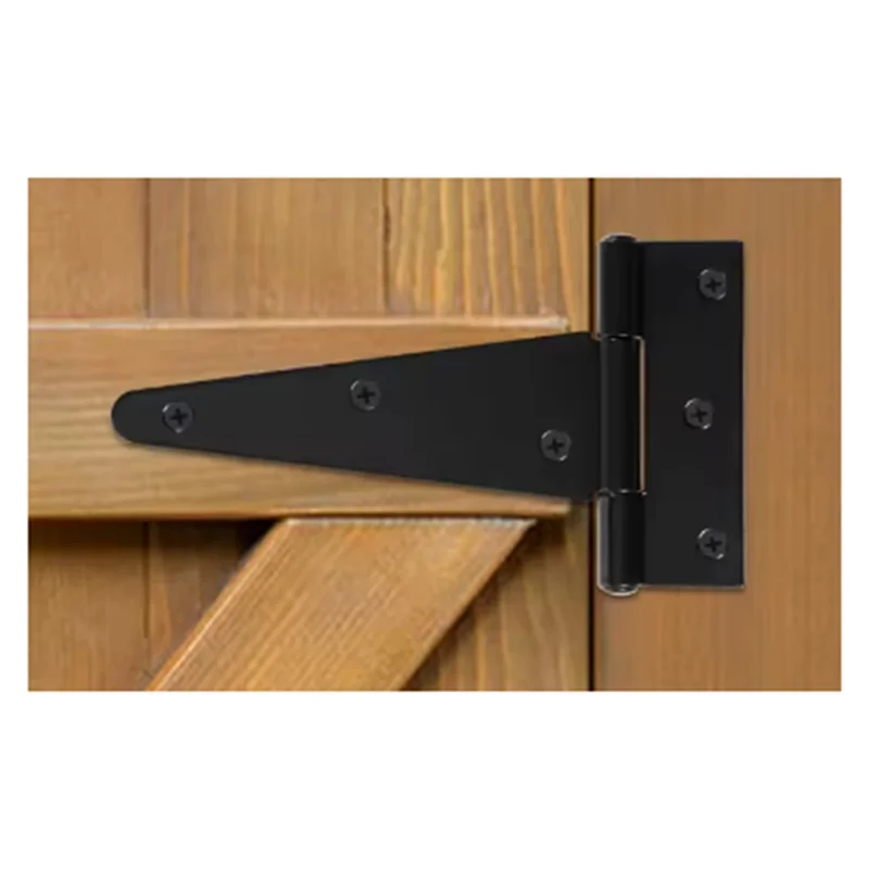 【RECOMENDAR】Устойкие Т-образные петли, 6 шт., сверхмощные петли для ворот, толщина 2,2 мм, погода с винтами для дверей сарая