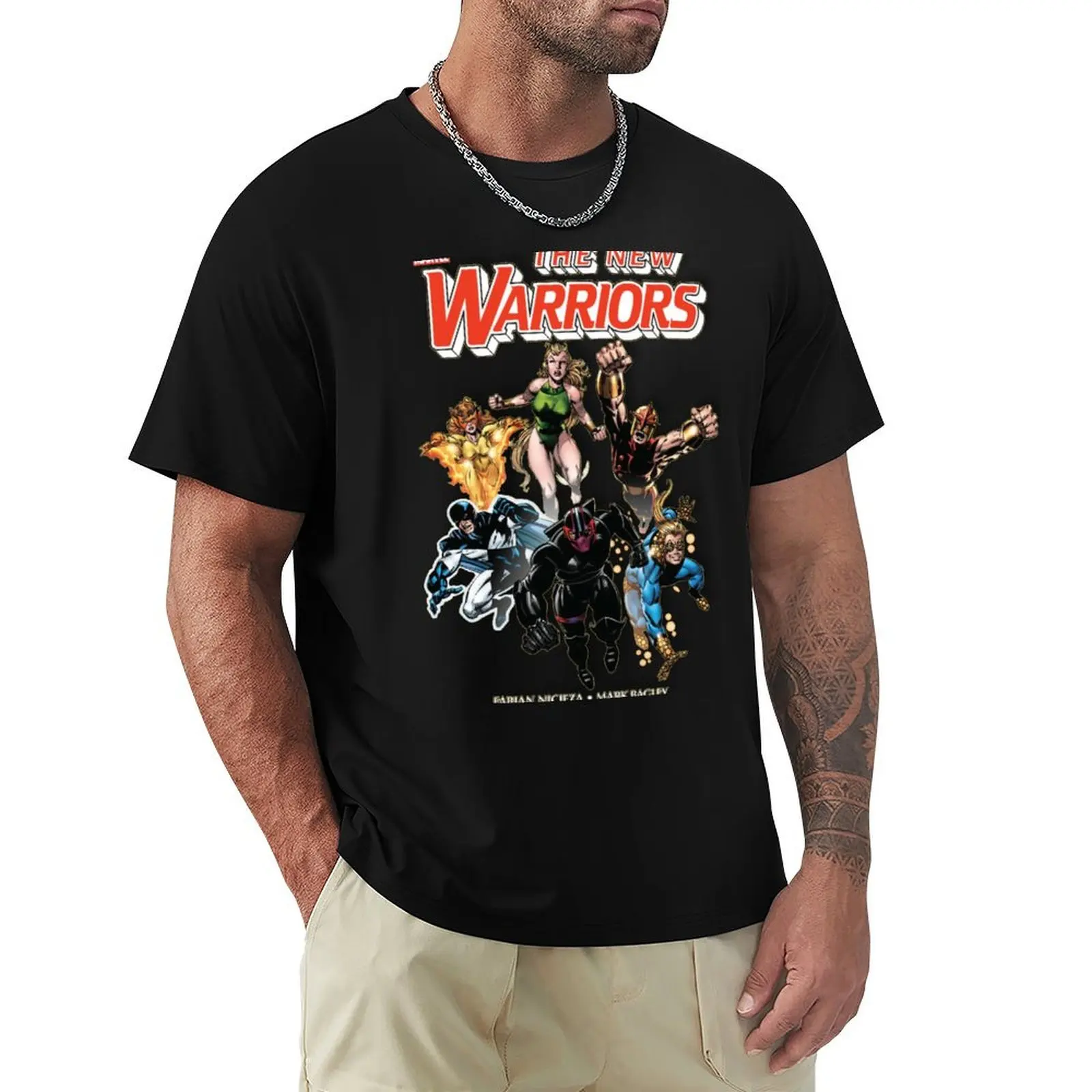 The New Warriors Issue #1 T-Shirt Summer Sports Quick Dry T-Shirt