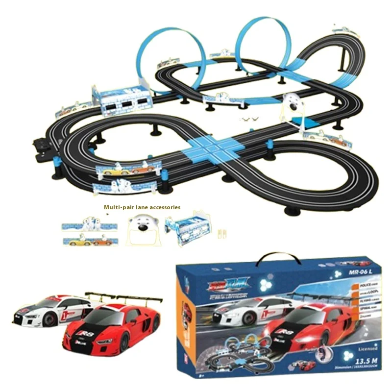 Sonic Storm Electric Remote Controlled Track Racing Two Person Competition Cyclotron Children'S Car Track Car Toy Gift