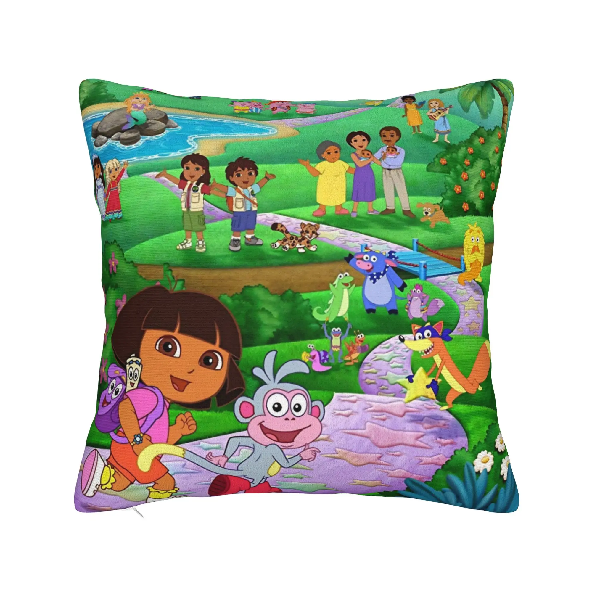 Decorative Pillowcases D-Doras The Explorers Product Home  Throw Pillow Case Cover Zipper Multiple Sizes