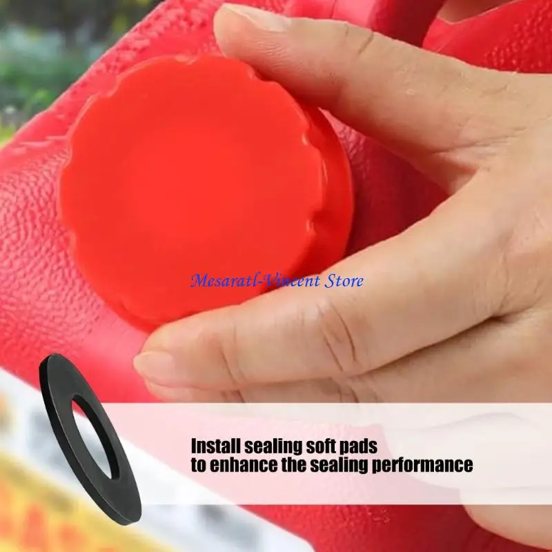 A70F Anti Damage Recyclable ABS Replacement Cap for Gas Tanks Universal Fit Leak Proof for Camping Motorcycle and Outdoor Use