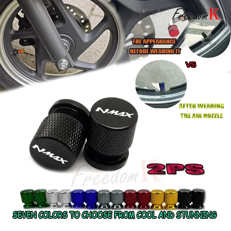 For Nmax N-max 125 155 NMAX125 NMAX155 2020 - 2024 2025 Motorcycle Accessories CNC Aluminum Tyre Valve Air Port Cover Cap