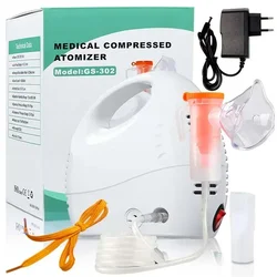 Medical Inhaler Asthma Nebulizador Medical Nebulizer Machine Nebule Humidifier for Adults&Children Storage Box High Capacity