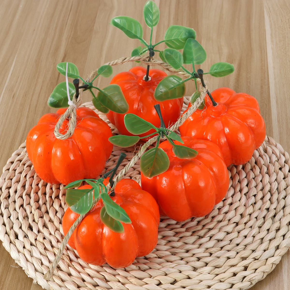 

Household Simulated Pumpkin Skewers Fall Decorations for Home Artificial Vegetables