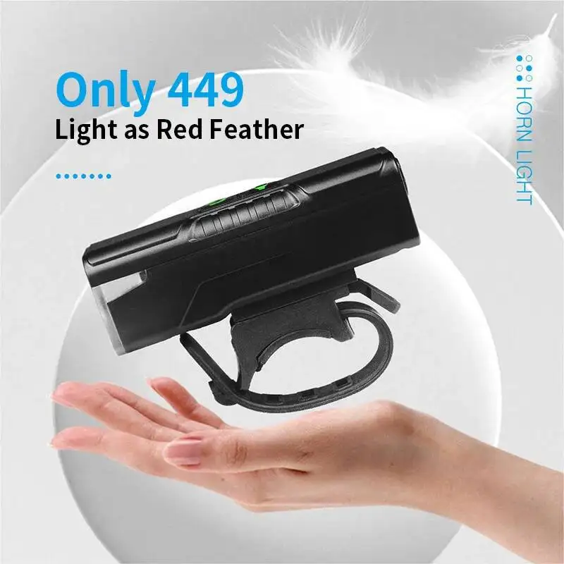 

ESLNF Light 4800Mah Flashlight Waterproof Charging MTB Front Bicycle Cycling Bike Lamp Accessories Road USB 1000Lumen