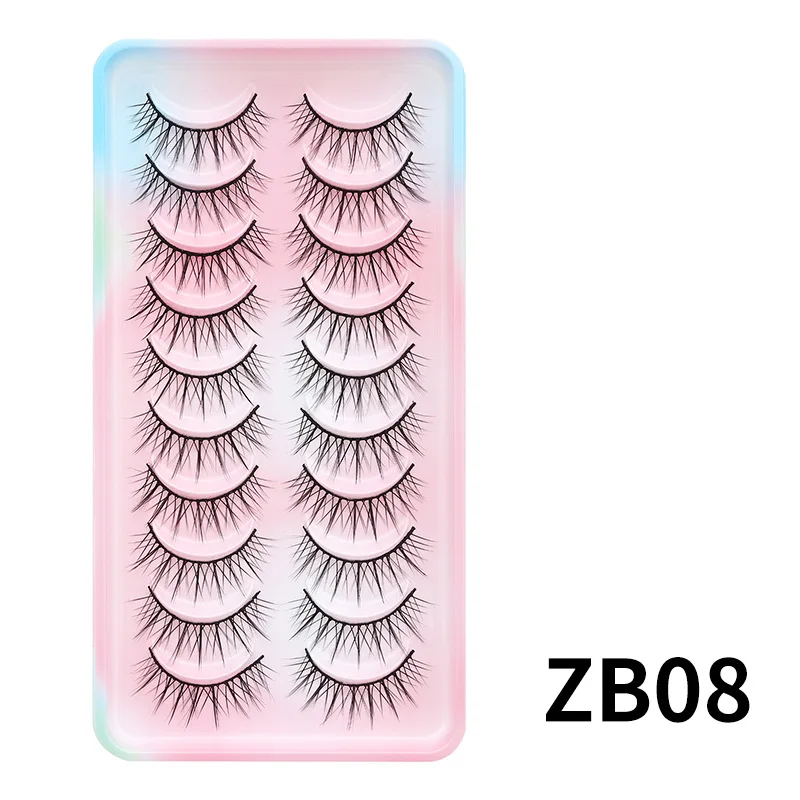 DIY Cluster Eyelash Extension Segmented Eyelash Roll Natural Cluster Segmented Eyelash Bundle Anime Eye Gaze