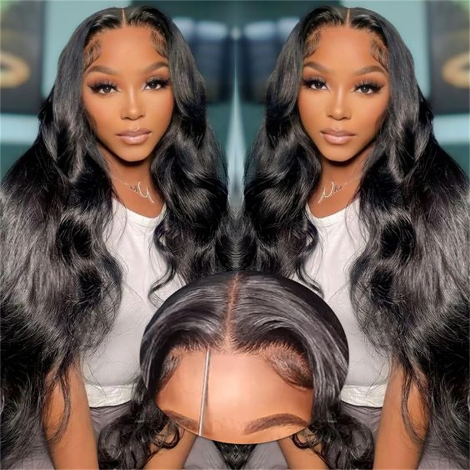 

Black Glueless Preplucked 200 Density Body Wave Wig 30 Inch Hd Lace Closure 100% Human Hair Wigs on Clearance Sale Ready to Wear