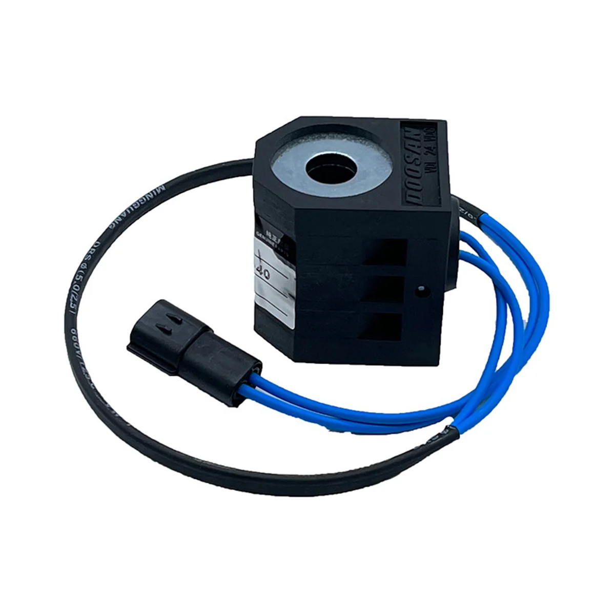 For Dh300-7-5 Solenoid Valve Coil Pilot Safety Lock 13 Hole 12v Excavator Mechanical Parts