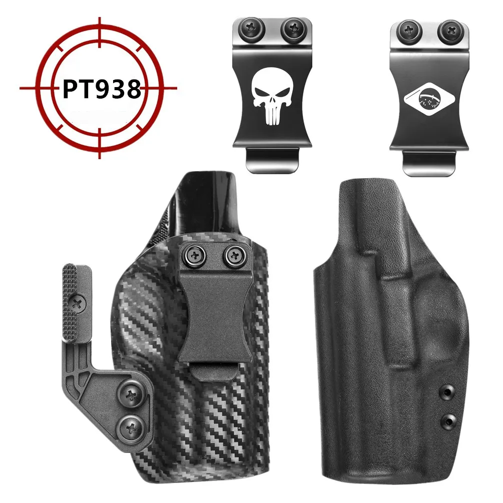 Kydex Internal Holster For Taurus PT938 Magazine holders Inside Concealed Steel Clip Carry Concealment Claw Accessories