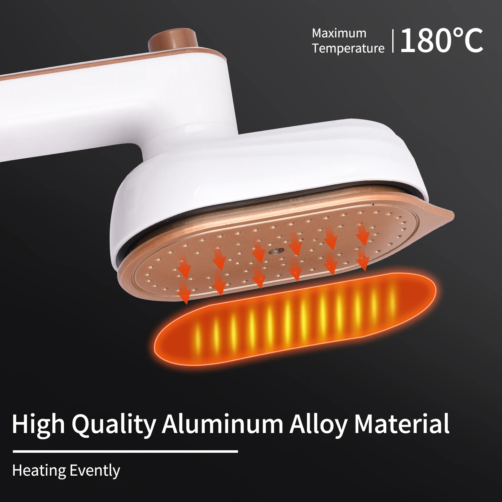 ماكينة ضغط حراري صغيرة لطباعة التيرشيت ، نقل تسخين بالبخار ، مكواة محمولة باليد ، دعامة كي جافة ورطبة