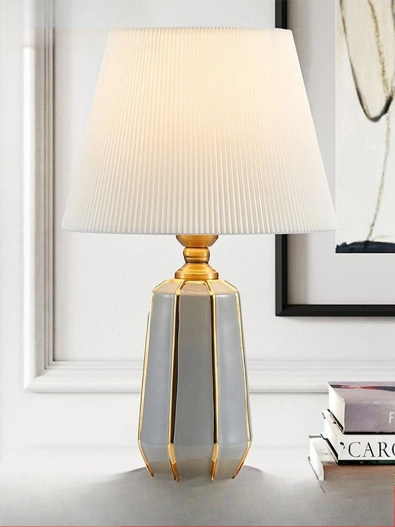 

Bedroom Modern Simple Premium Bedside Table Lamp Bedside Lamp Table Lamp Ceramic