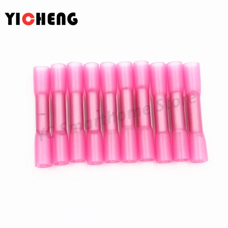 10Pcs BHT waterproof  terminal heat shrink cold pressed intermediate terminal wiring  wire connector crimp connector