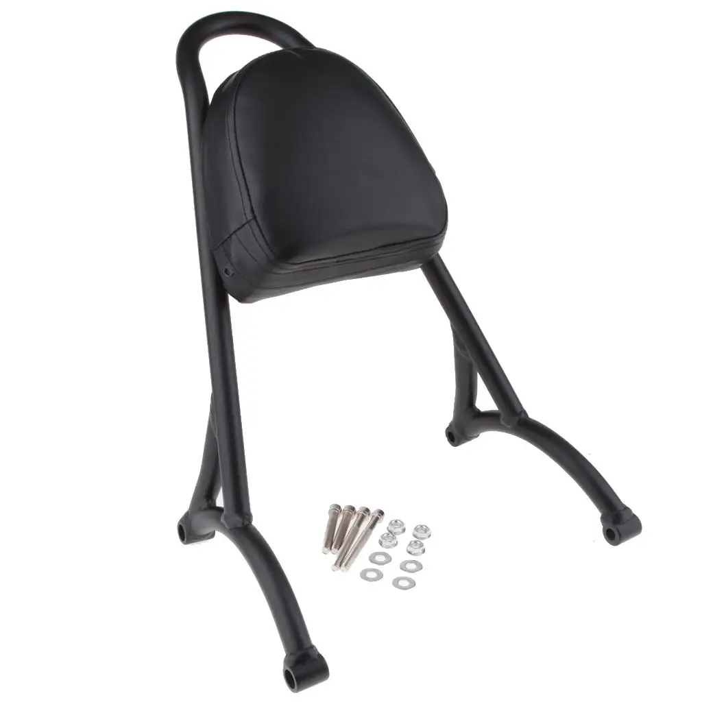 Passenger Sissy Bar Backrest for XL 883 1200 04-16 Black