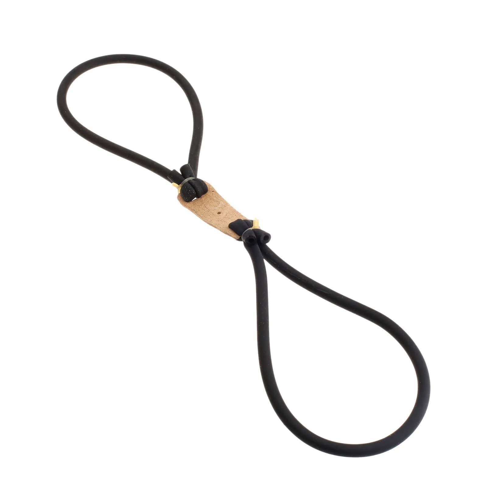 5/1 Pc Black Hunting Catapult Strong Powerful Elastic Rubber Band For Slingshot Catapult Hunting Sling With Leather Pouches