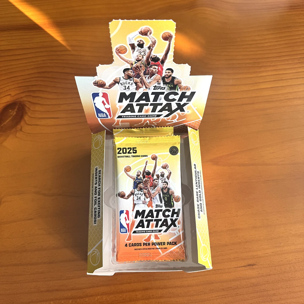 KAYOU 2025 NBAバスケットボール パワーパック 1箱40枚入り マッチアタックス トップス トレーディングカードゲーム スペシャルエクセントインサート＆フォイル