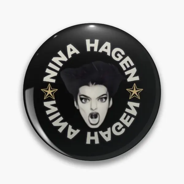 Nina Hagen  Soft Button Pin Lapel Pin Women Brooch Fashion Cute Collar Lover Badge Metal Jewelry Creative Hat Gift Funny Decor