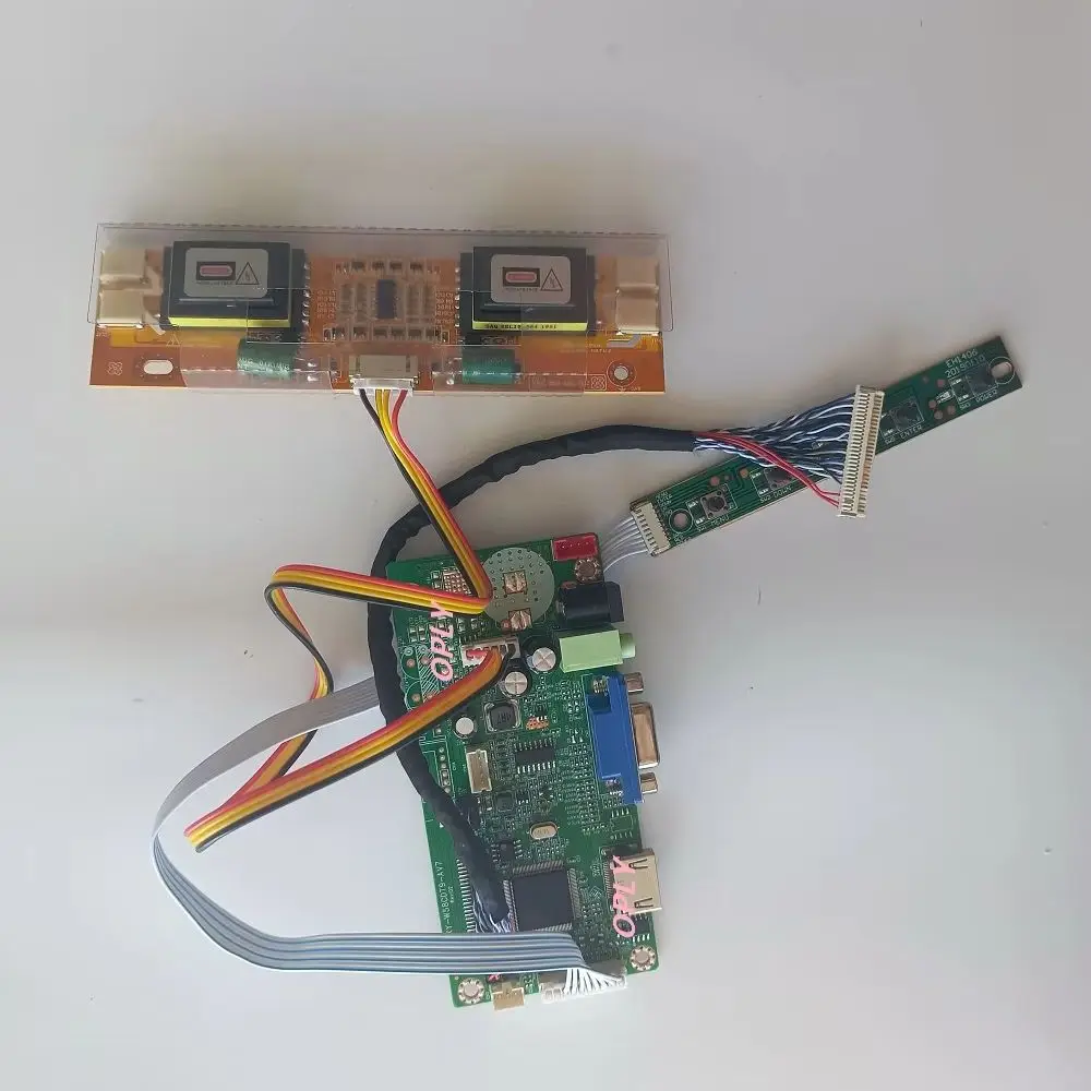 Kit de placa controladora 58c, compatível com hdmi, vga, kit de driver diy lvds para mt220ww01 m201ew02 1680x1050 painel 1680*1050 monitor de tela