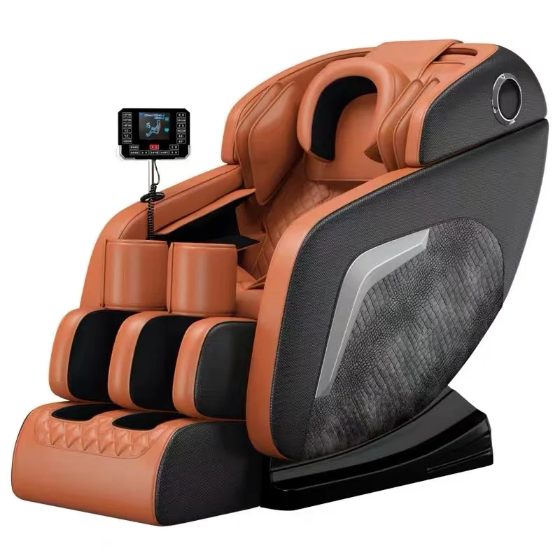 China Best 0 Gravity Electric 3d 4d Sl Track Salon Massage Chair Bed Full Body 2022