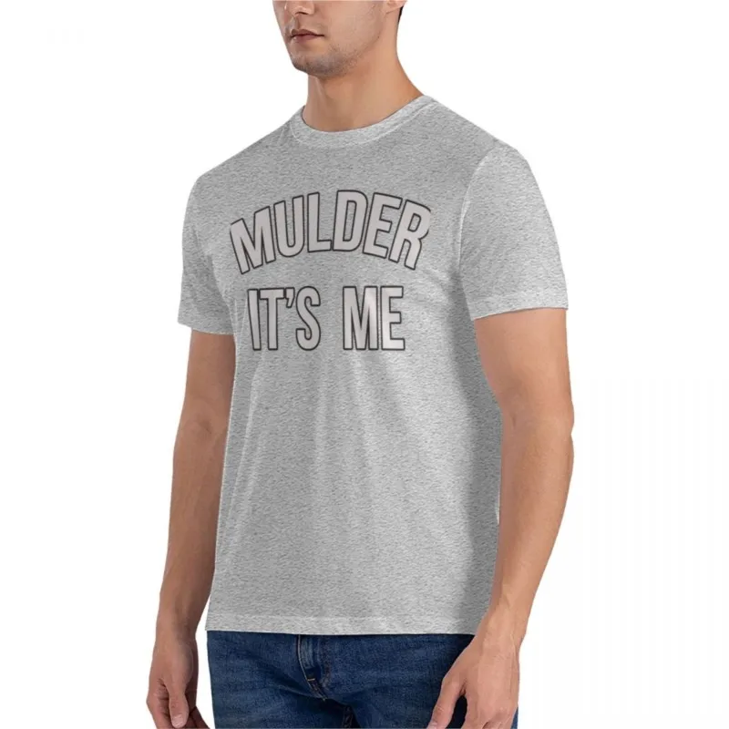 brand men cotton t-shirt Mulder, It's Me Essential T-Shirt custom t shirts T-shirt short