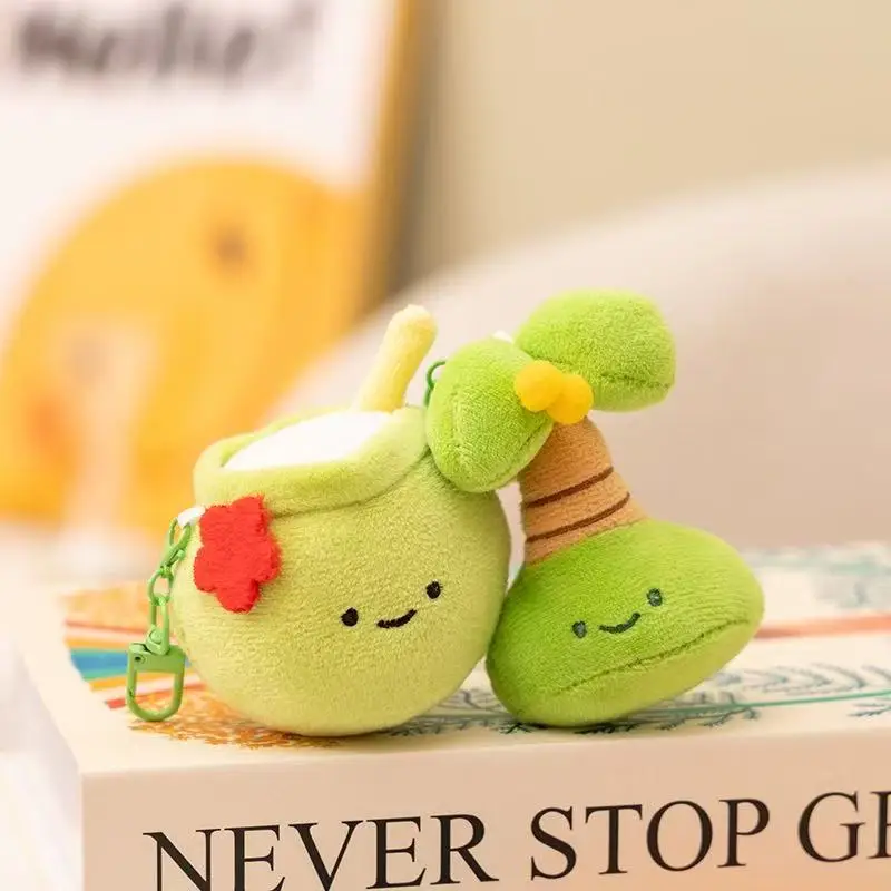 

Latest Summer Beach Series Backpack Pendant Keychain Kawaii Stuffed Plush Toy Doll Cartoon Anime Cute Holiday Gift Fun Doll