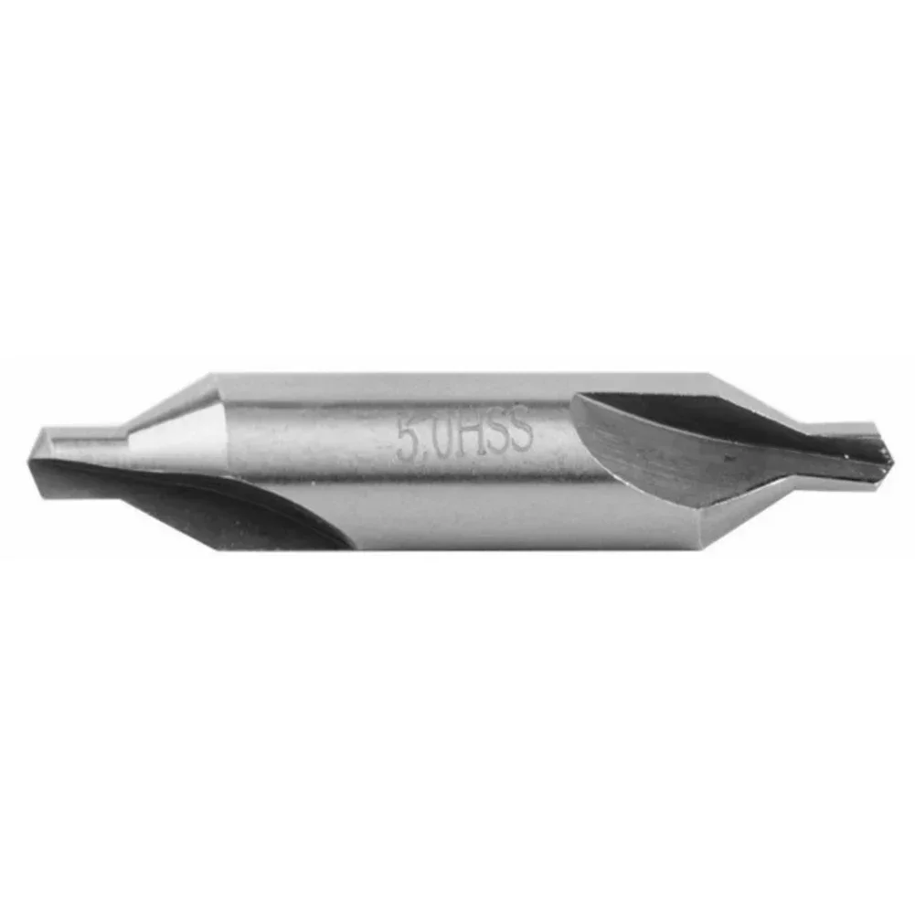 HSS 센터 드릴 60 도 각도 비트 세트, 금속 가공 드릴 비트, 1.5mm, 2.0mm, 2.5mm, 3mm, 4mm, 5mm, 6mm, 1 개