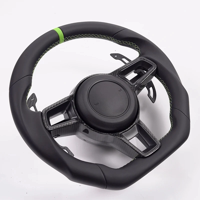 High Quality Custom Full Leather Steering Wheel Personalized Modification For Car