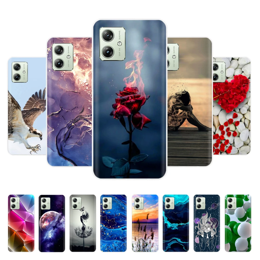 Soft Case For Motorola Moto G54 MotoG54 Soft Clear Silicone Cover For Motorola Moto G54 Capa Protect Mobile Phone Cases Etui