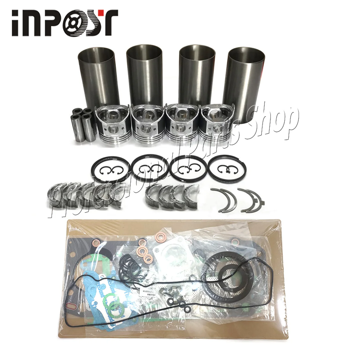 

4TN78 Overhaul Rebuild Kit for Yanmar Engine with full gasket Piston