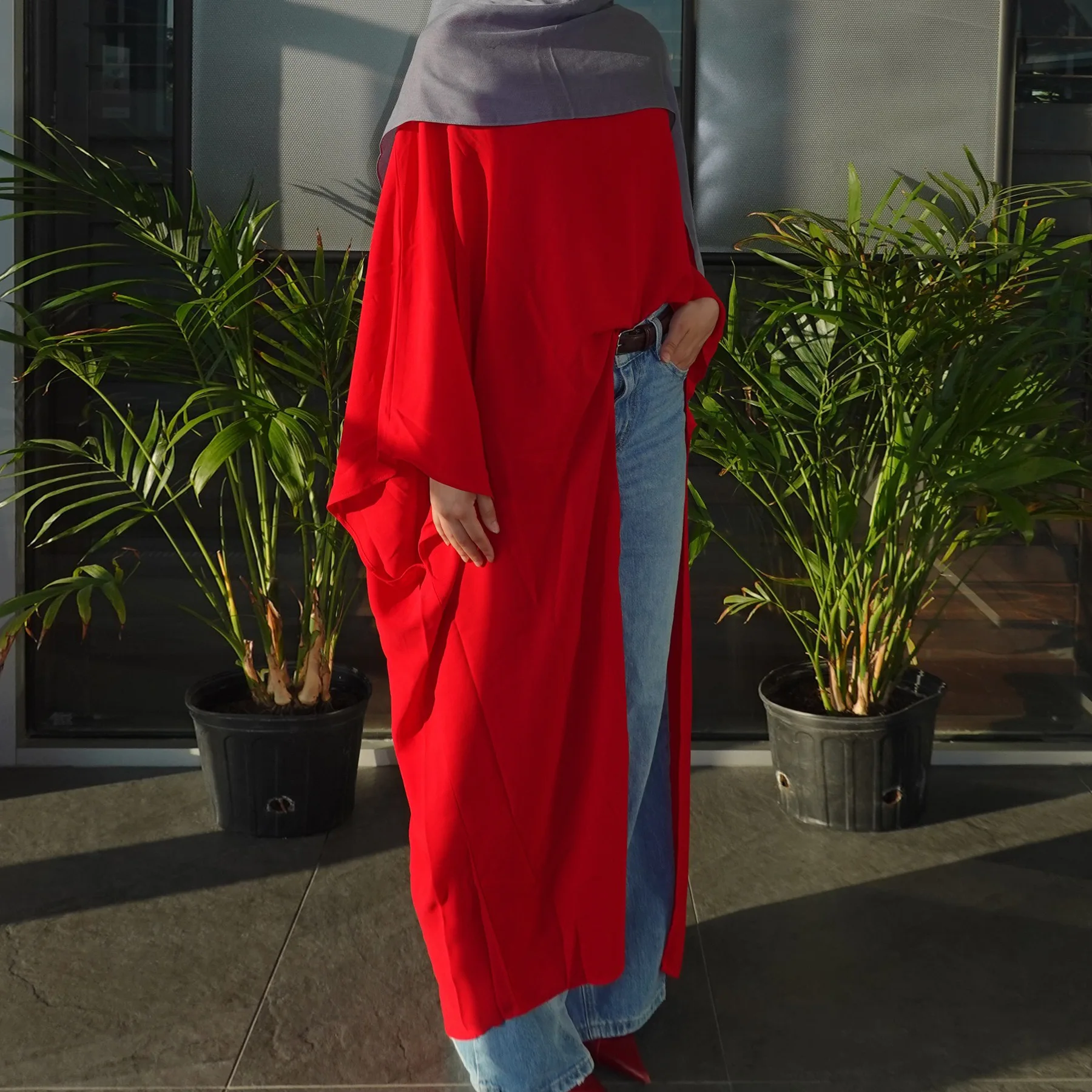 

Ид Джеллаба Турция Топы Нида Мусульманская длинная рубашка Женская Абая Нерегулярный скромный халат Исламская одежда Арабское платье Рамадан Кафтан