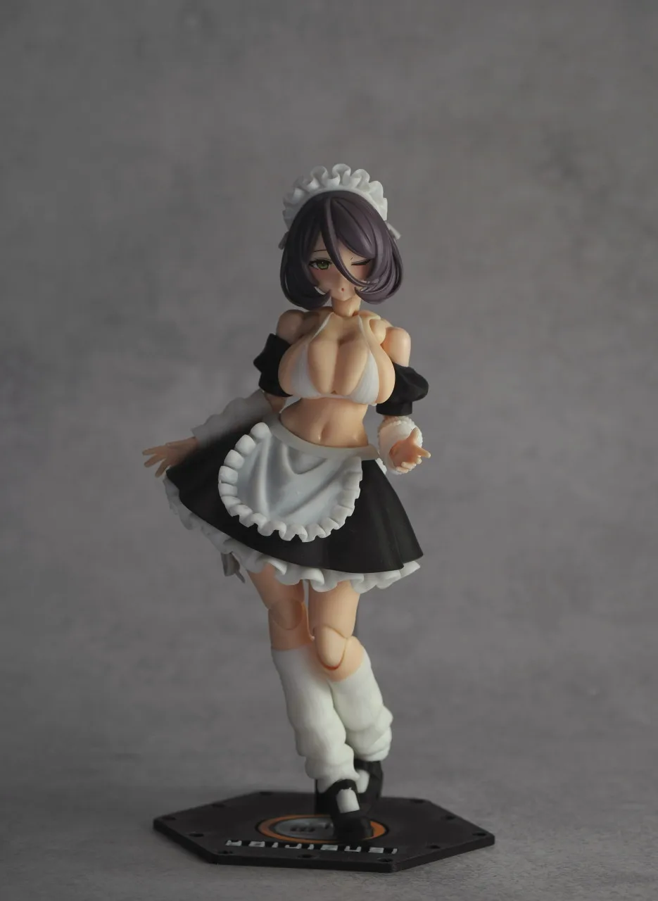 SH 1/12 Machine Girl Goddess Device SMU073K Maid Body Prime Body Modification Resin GK Model