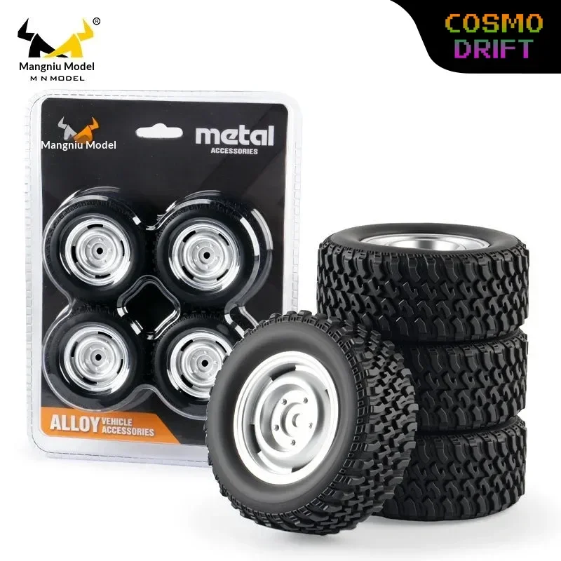 

MN-111 Model MN1/18 D110 Land Rover Defender Climbing Off-Road Vehicle Upgrade with New Metal Wheels and Tire Clips