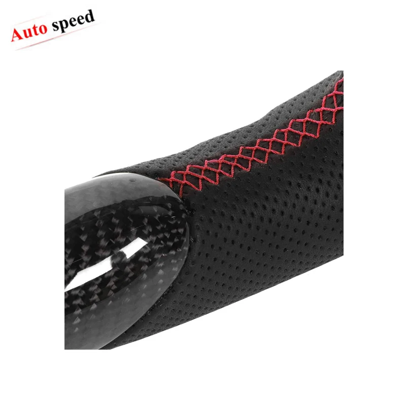 Real Carbon Fiber Steering Wheel for  F ord Mustang 18-23 view 6