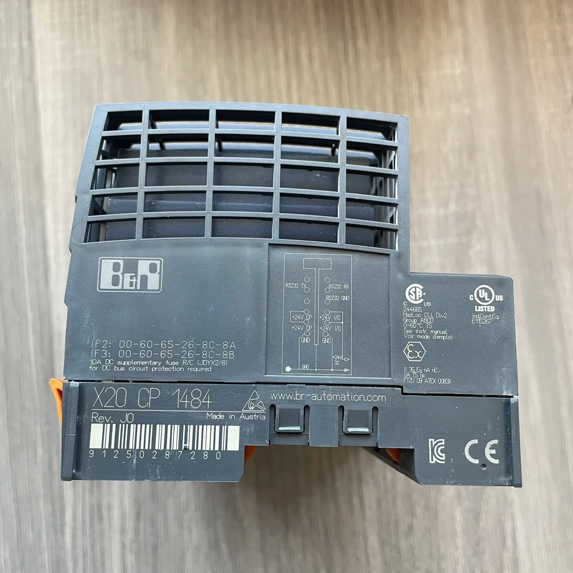 B & R – MODULE PLC X20 CP 1484 X20CP1484 X20CP1483, en bon état, en STOCK, ORIGINAL