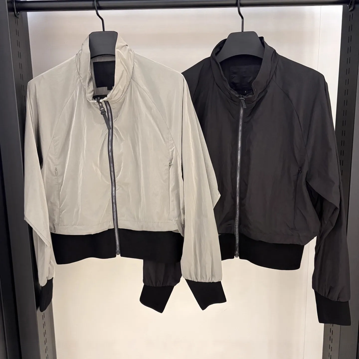 2026 Autumn New Women Golf Jacket Spliced Stand Collar  Long Sleeve Coat Windproof Casual Sports Outdoor Ladies Golf Outerwear