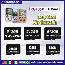 ANBERNIC RG405V Handheld Game Console TF Card Preloaded Game for Handheld Game 512G Built in 75000Games Open Source System  PS2