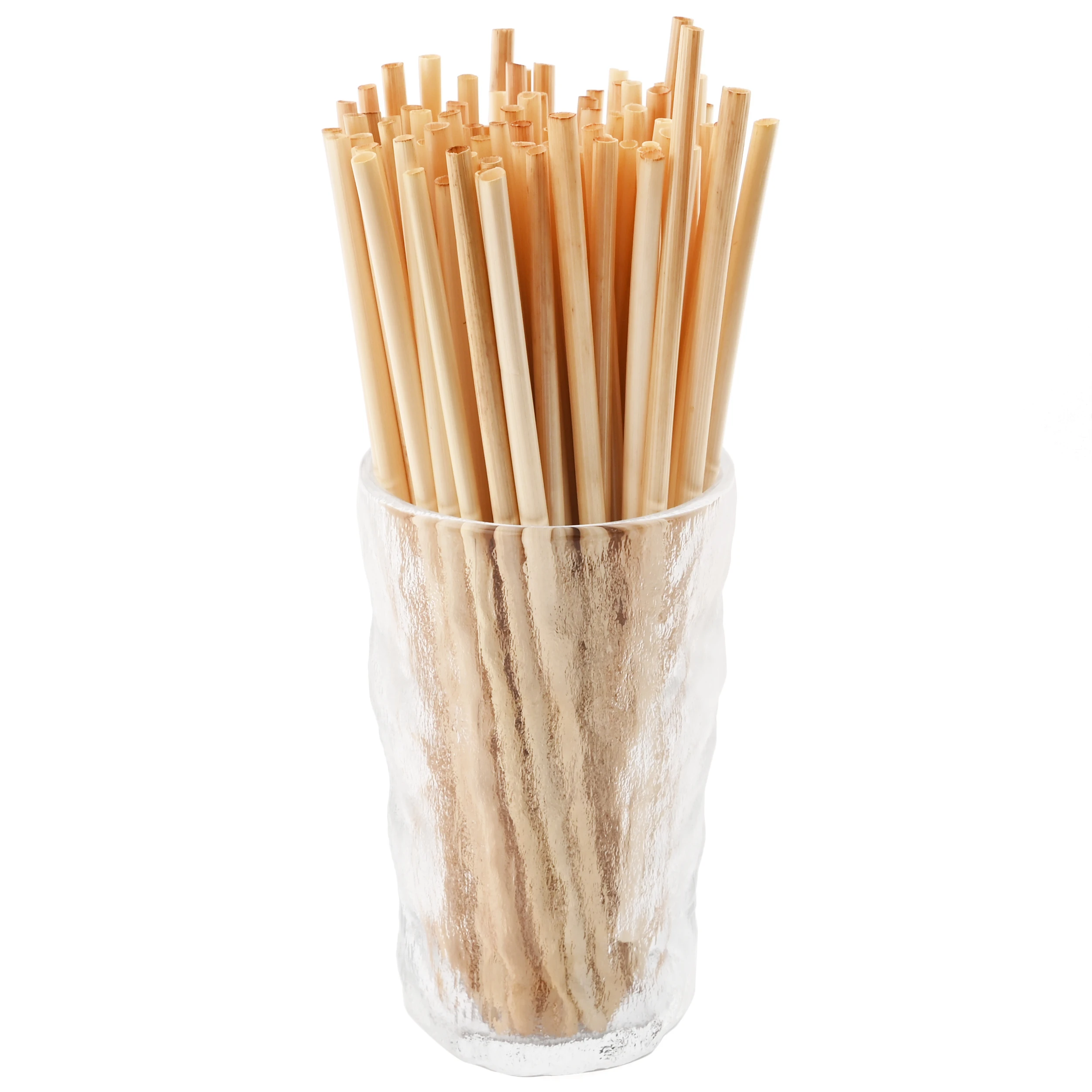 100/200pcs Disposable Straws Natural Wheat Straw 100% Biodegradable Straw Environmentally Friendly Straw Set For Bar Accessories