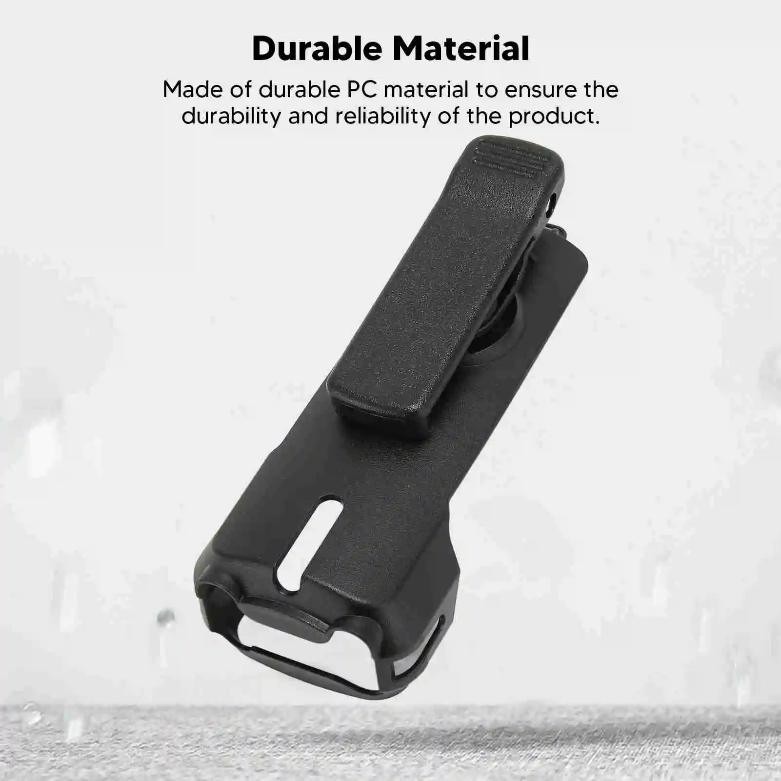 Walkie Talkie Back Clip Hands  Replacement Lightweight Radio Belt Clip  Rotatable Holder for DTR620 for DTR410