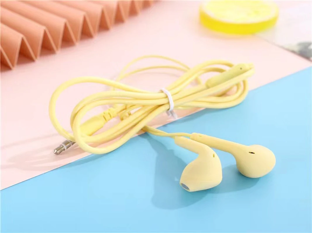 U19 Sport Wired Earphones Super Bass 3.5mm Headphones with Built-in Mic Hands Noise Canceling Earbuds Music Headset Hearing Aids