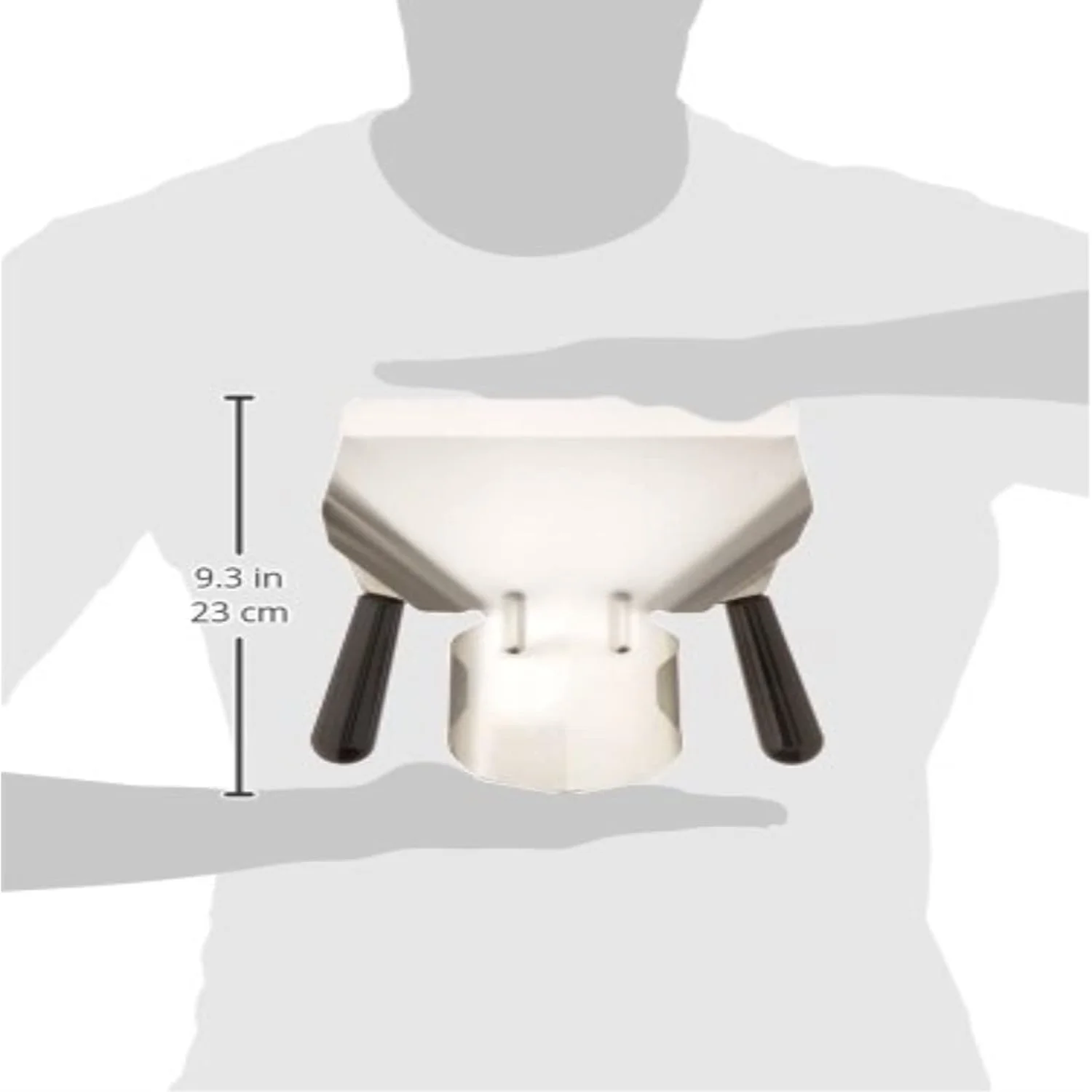 FFB-1R French Fryer Bagger with Right Handle Stainless Steel, Medium