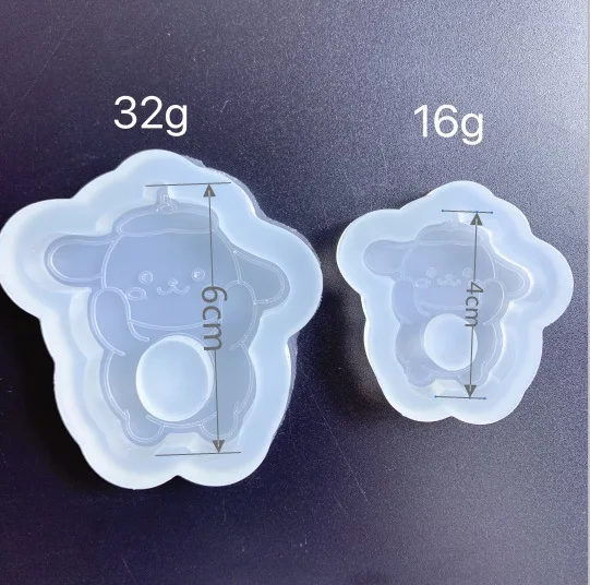 DIY Dog Shaped Silicone Epoxy Resin Mold Jewelry Tools Quicksand Molds Jewelry Keychain Moulds