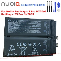 Original 7.78V 2500mAh LI3923T89P8H636590 New Battery For ZTE Nubia Red Magic 7 Pro NX709J / RedMagic 7S Pro NX709S Mobile Phone