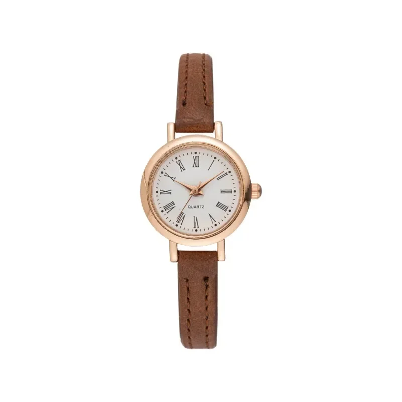 Women Watches Vintage Small Dial Watch Sweet Leather Strap Casual Women\'s Watches Bracelet Quartz Ladies Watch Women Clock Wrist