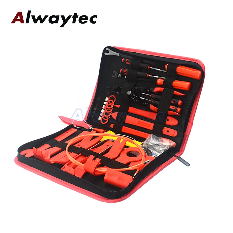 Auto door clip panel trim removal tool kits Car Clip Dash Removal Installer Hand Tool Interior Disassembly Kit and Install Kit w