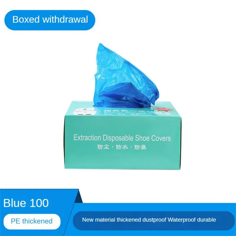 Disposable Shoe Covers Thickened Shoe Covers Superior Quality Shoe Dust Protection Tool Waterproof Non-slip Shoe Dust Covers